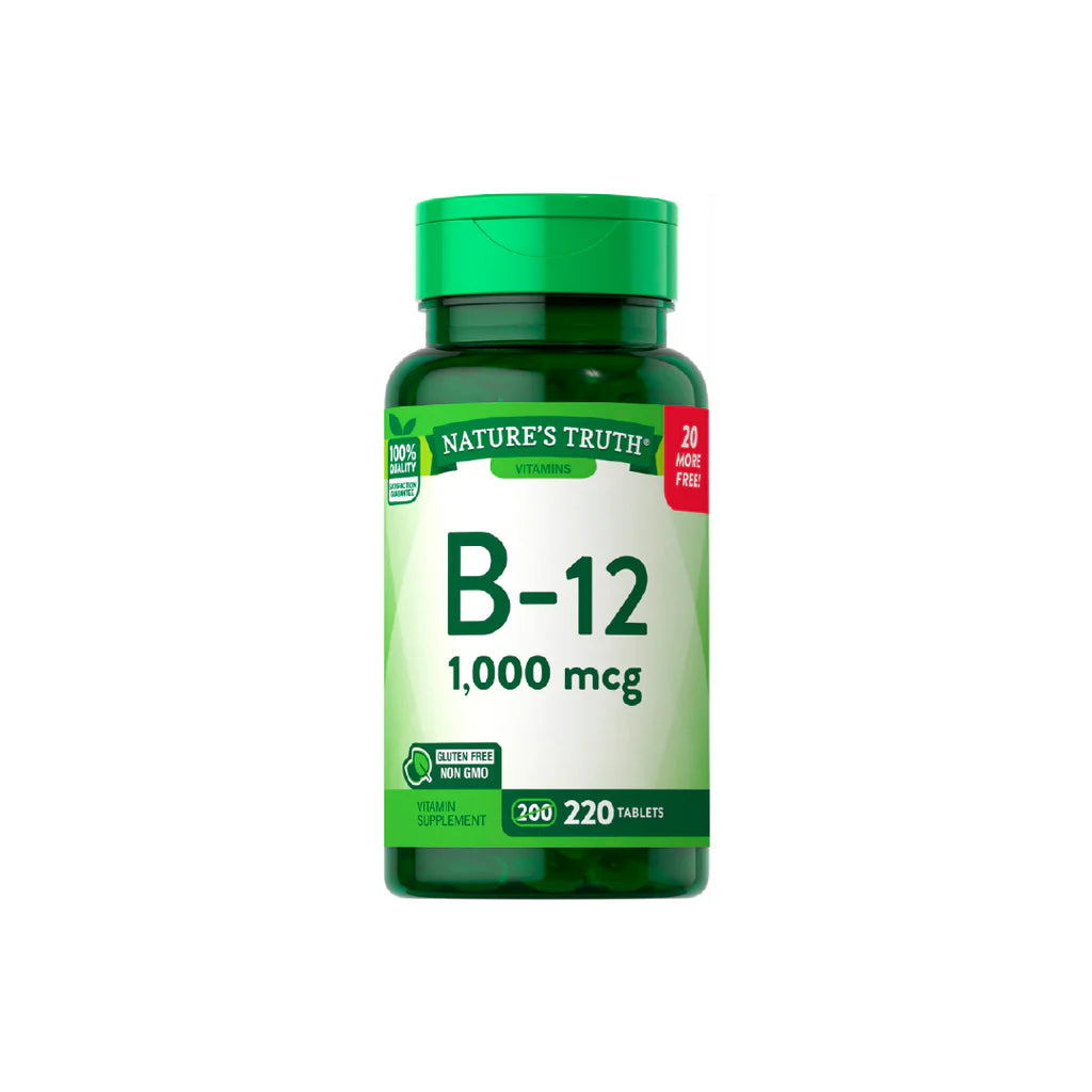 NATURES TRUTH B12 1000 MCG FRASCO 220 TAB