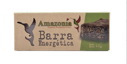 BARRA ENERGETICA DE AJONJOLI CON CHOCOLATE AMAZONIA 40 G. ORGANICO