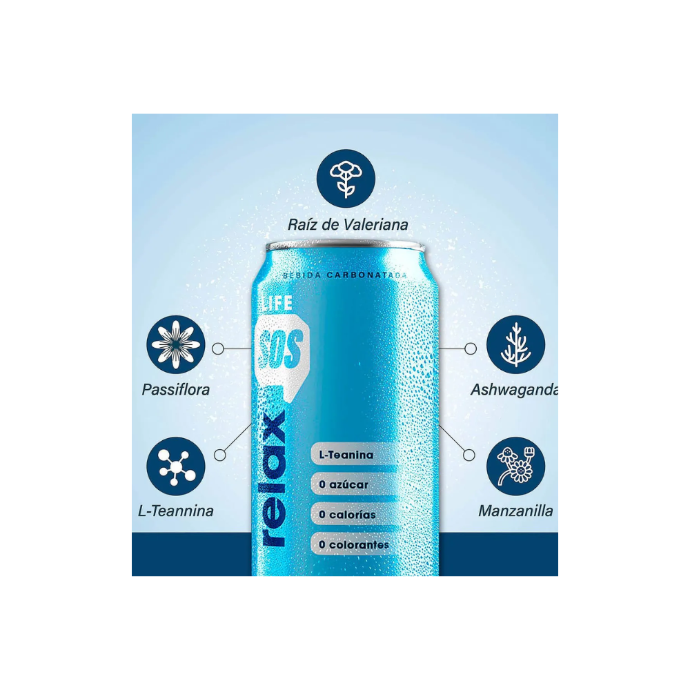RELAX MIX FRUTOS 355 ML - LIFE SOS