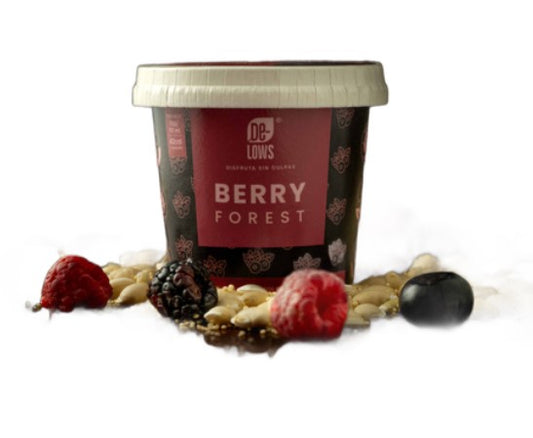 HELADO SIN AZÚCAR VEGANO BERRY FOREST 110ML DE-LOWS