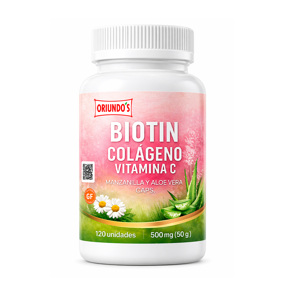 BIOTIN COLAGENO 120CAP ORIUNDOS