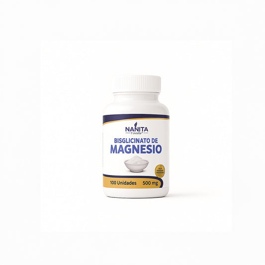 BISGLICINATO DE MAGNESIO 500 MG - NANITA FOODS