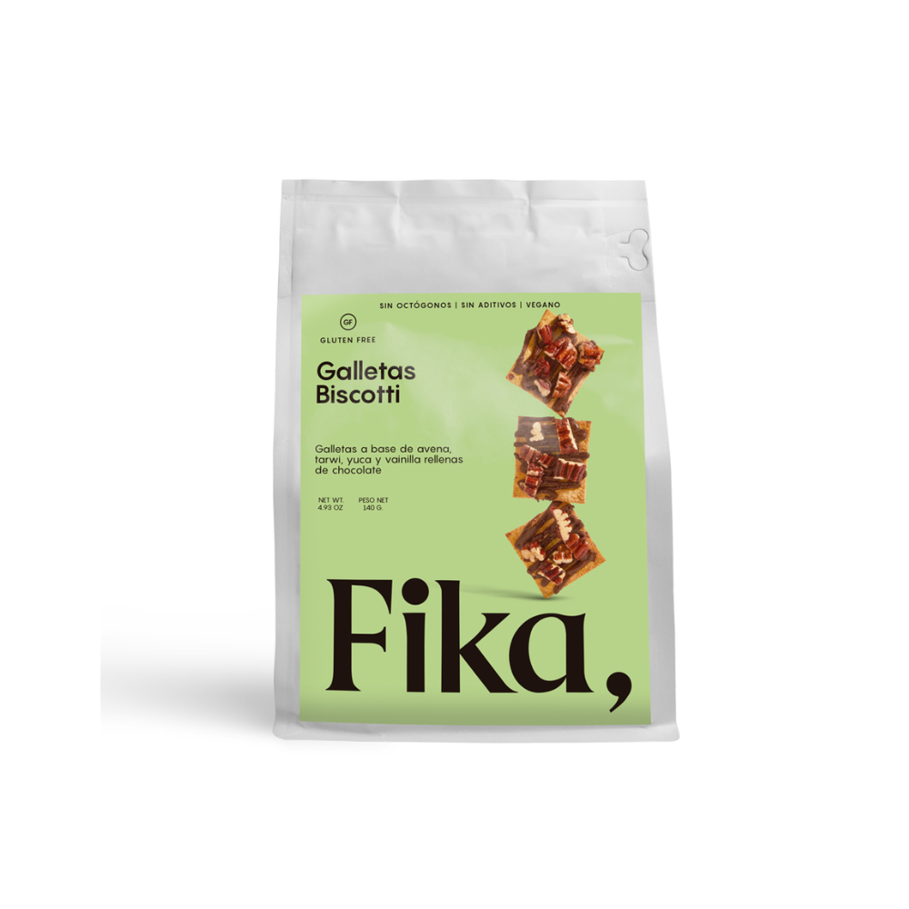 BISCOTTI DE CHOCOLATE Y PECANAS - FIKA 140G