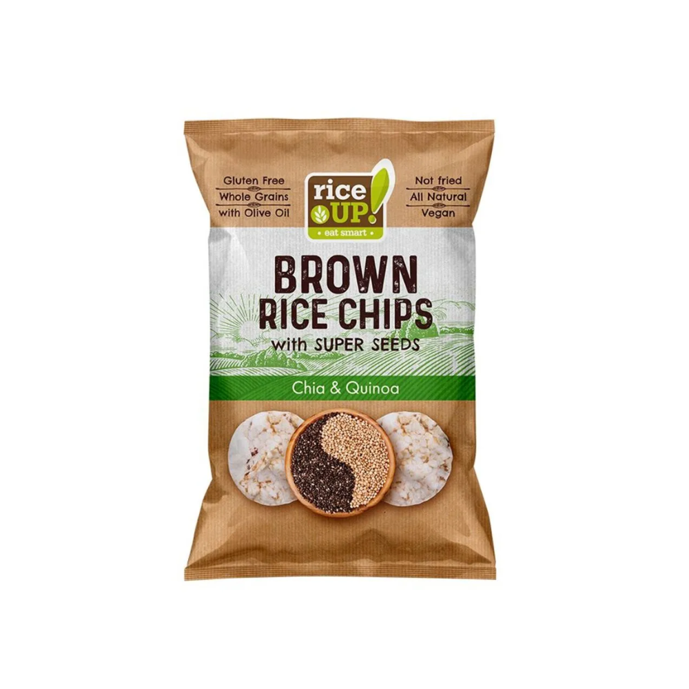 RICE UP CHIPS CHIA & QUINOA X 60 GR.