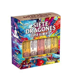 BARRAS ENERGETICAS DE SABORES SURTIDOS DE 125GR SIETE DRAGONES