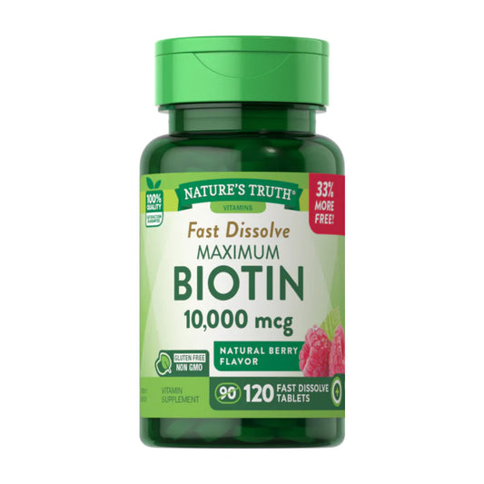 BIOTIN 10,000MCG BERRY FLAVOR NATURES TRUTH