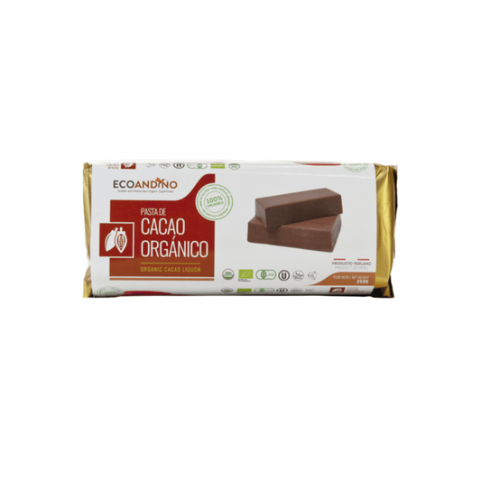 PASTA DE CACAO ORGÁNICO ECOANDINO