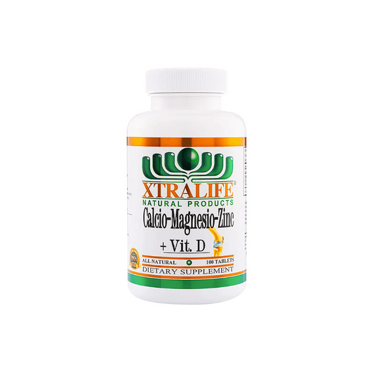 CALCIO-MAGNESIO-ZINC+VIT D 100 TABLETAS  XTRALIFE