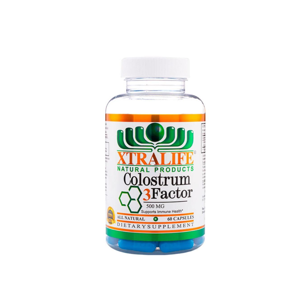 COLOSTRUM 3 FACTOR  500MG 60 CAP - XTRALIFE