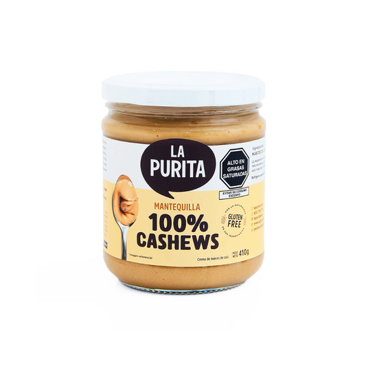 MANTEQUILLA CASHEW 100% 410GR LA PURITA