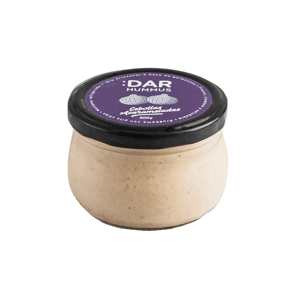 HUMMUS SABOR CEBOLLAS ACARAMELADAS 200GR-DAR