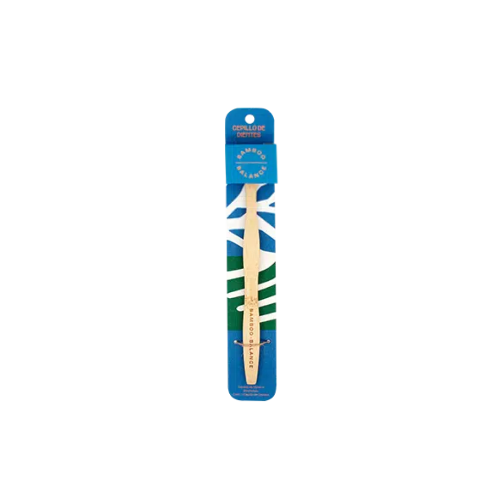 CEPILLO DE DIENTES DE BAMBU ADULTO (BLANCO)-BAMBOO BALANCE