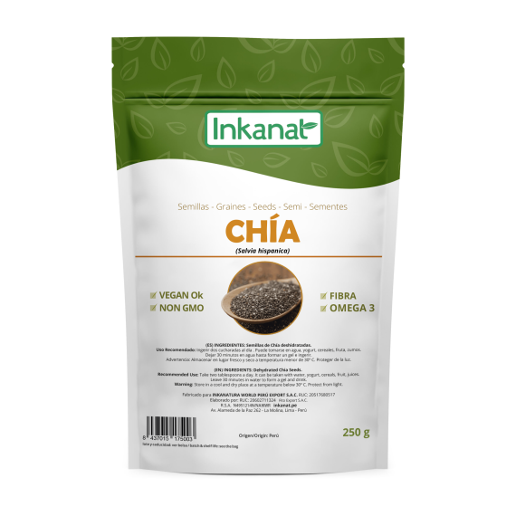 SEMILLAS DE CHIA - INKANAT 250G