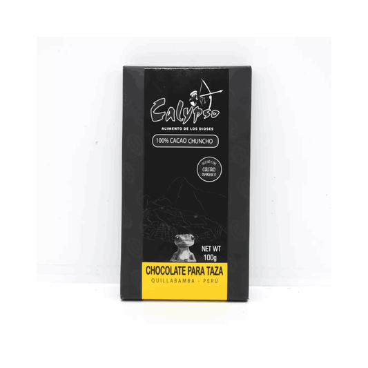 CHOCOLATE PARA TAZA 100% CACAO CALYPSO 100G