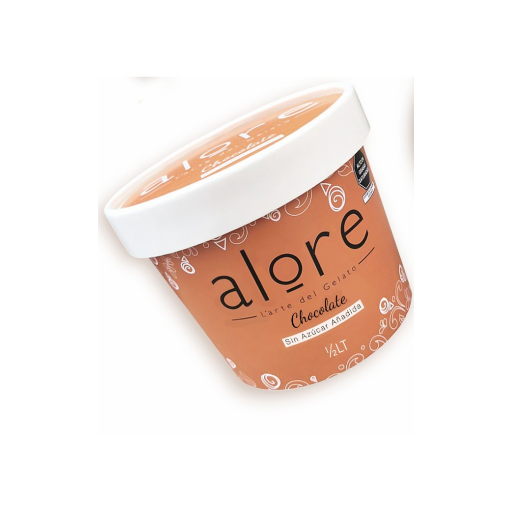 HELADO DE CHOCOLATE 1/2L SIN AZUCAR - ALORE