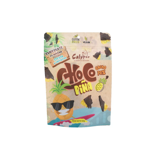 CHOCOPIÑA 70% CACAO 50GR CALYPSO