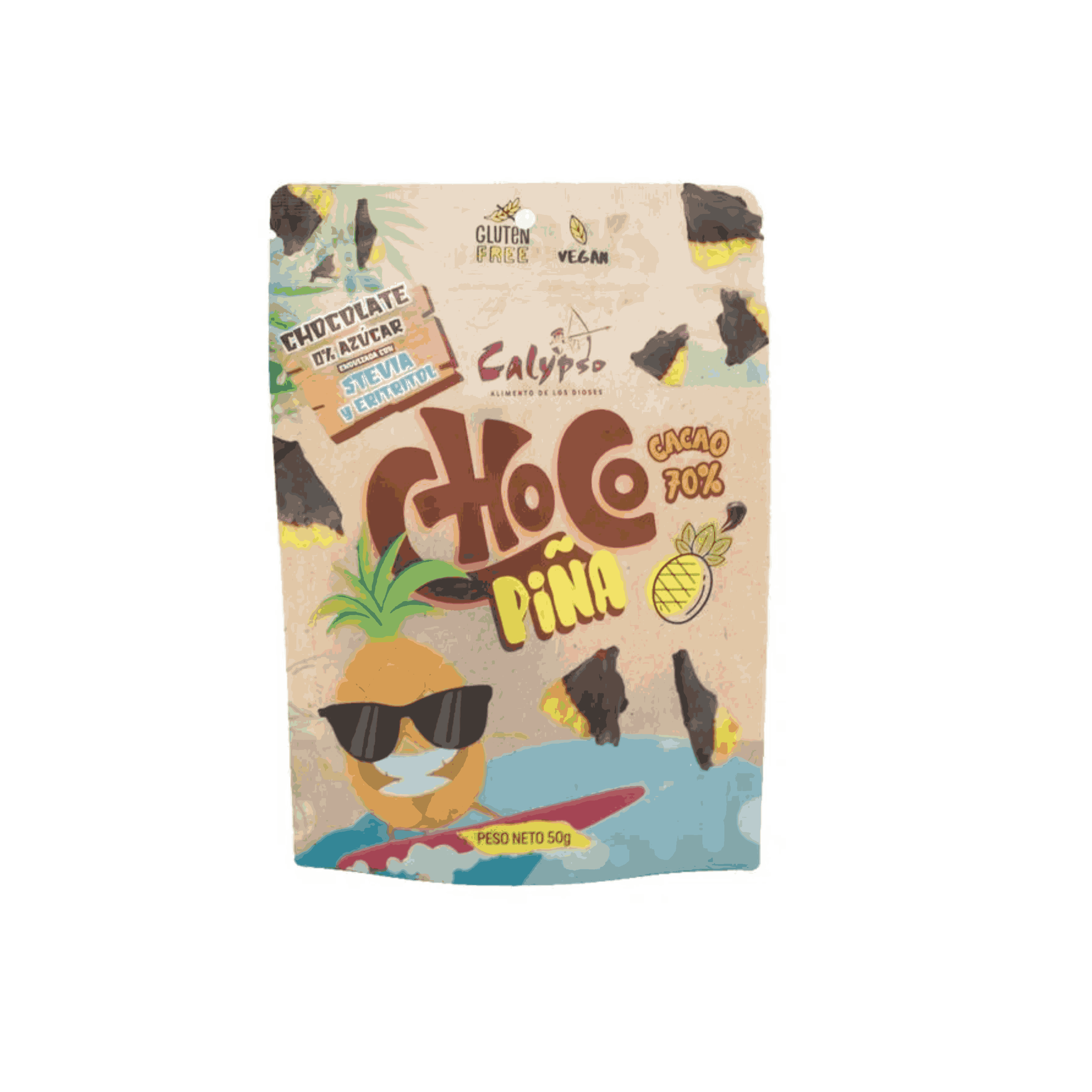CHOCOPIÑA CALYPSO 50G GLUTEN FREE