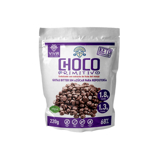 CHOCO PRIMITIVO GOTAS 220 GR - VIVIR
