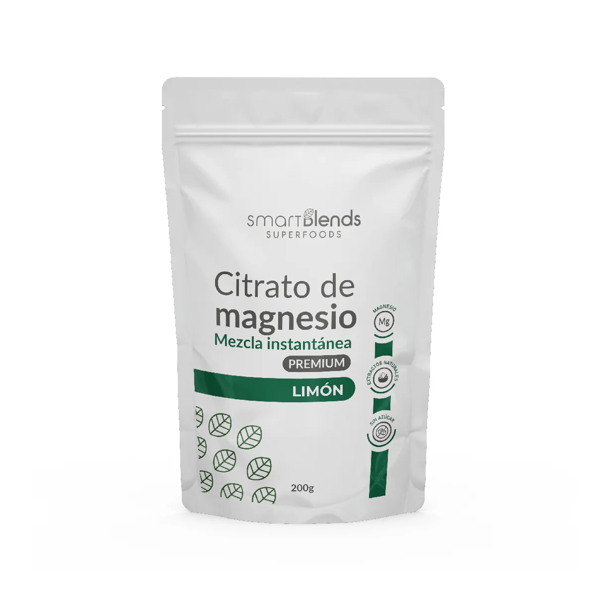 CITRATO DE MAGNESIO PREMIUM CON LIMON  DE 200GR - SMART BLEND