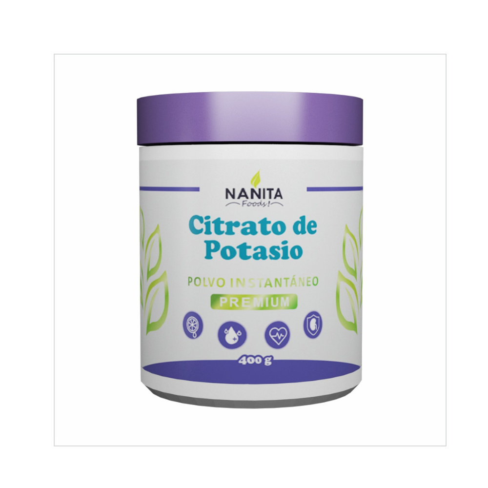 CITRATO DE POTASIO PREMIUM 400GR NANITA FOODS