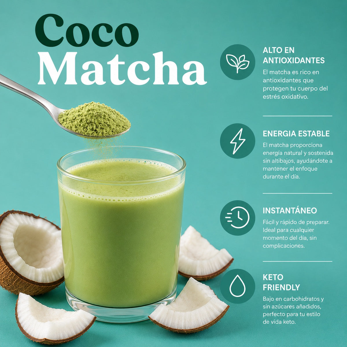 COCO MATCHA -REAL FOOD