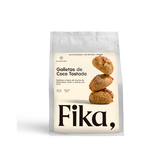 GALLETAS DE COCO TOSTADO - FIKA 140G