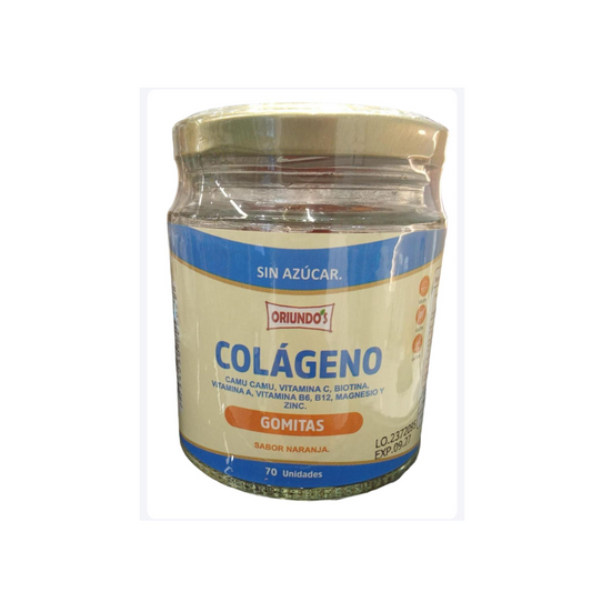 COLAGENO SIN AZUCAR GOMITAS 70 CAP ORIUNDOS