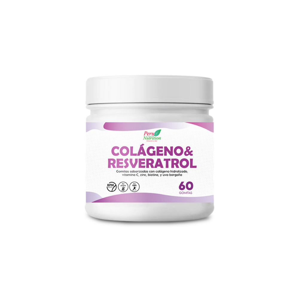 COLAGENO CON RESVERATROL 60 GOMITAS-PERU NUTRITION