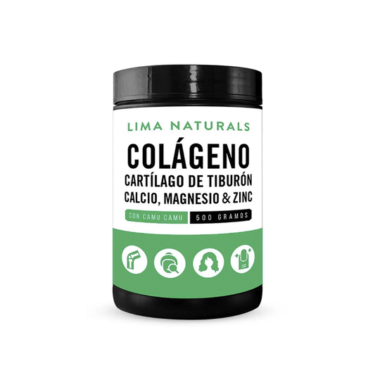 COLAGENO HIDROLIZADO CON CARTILAGO DE TIBURON 500 GR - LIMA NATURALS