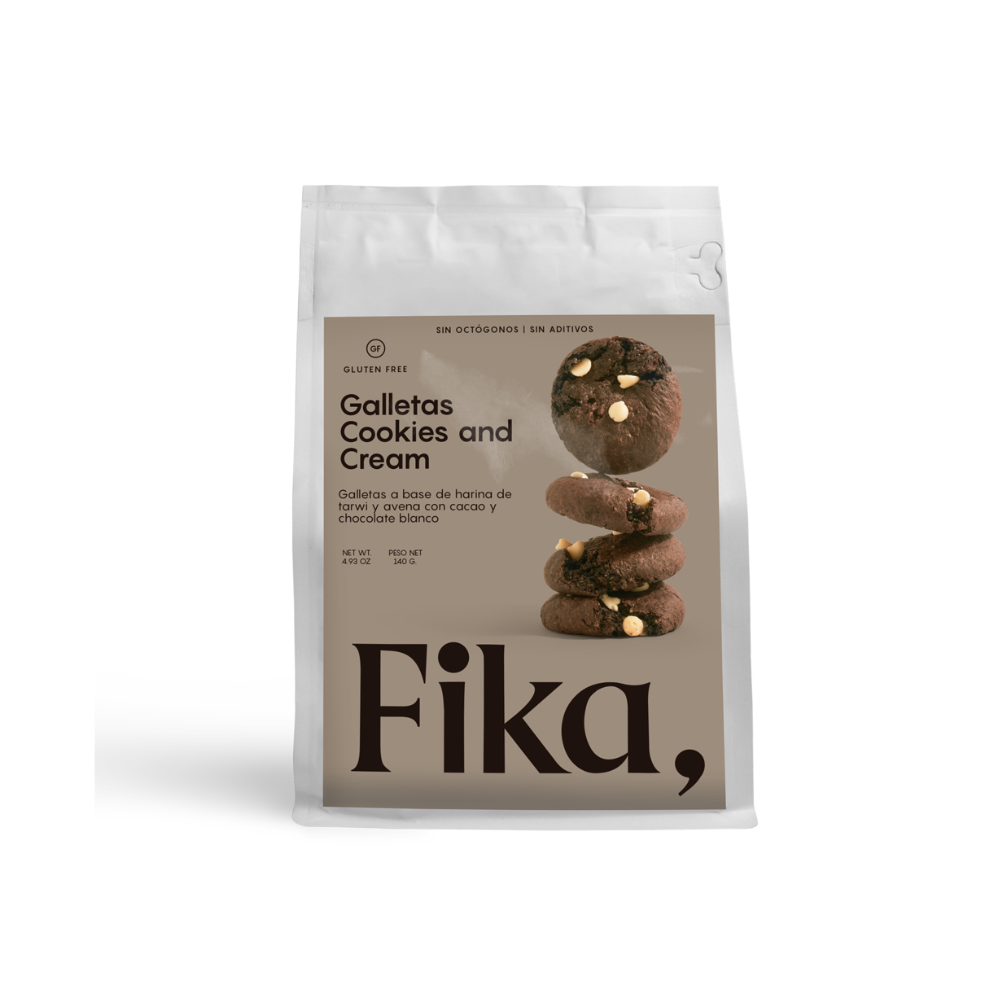 GALLETAS DE COOKIES AND CREAM - FIKA 140G