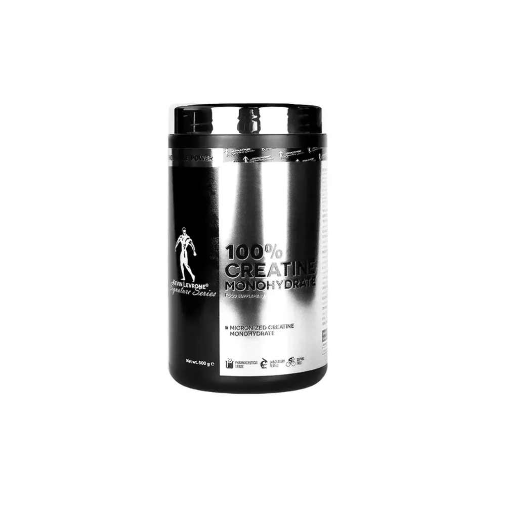100% CREATINE MONOHYDRATE POTE 500GR-KEVIN LEVRONE