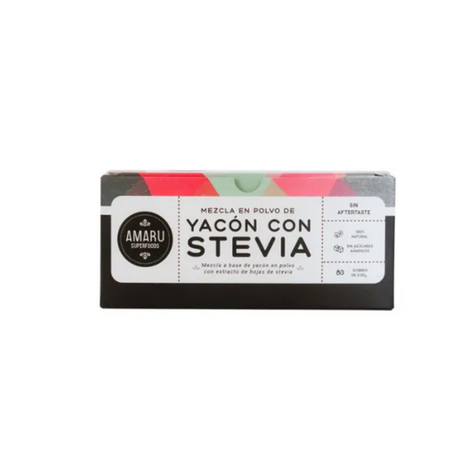 YACON CON STEVIA MEZCLA EN POLVO AMARU