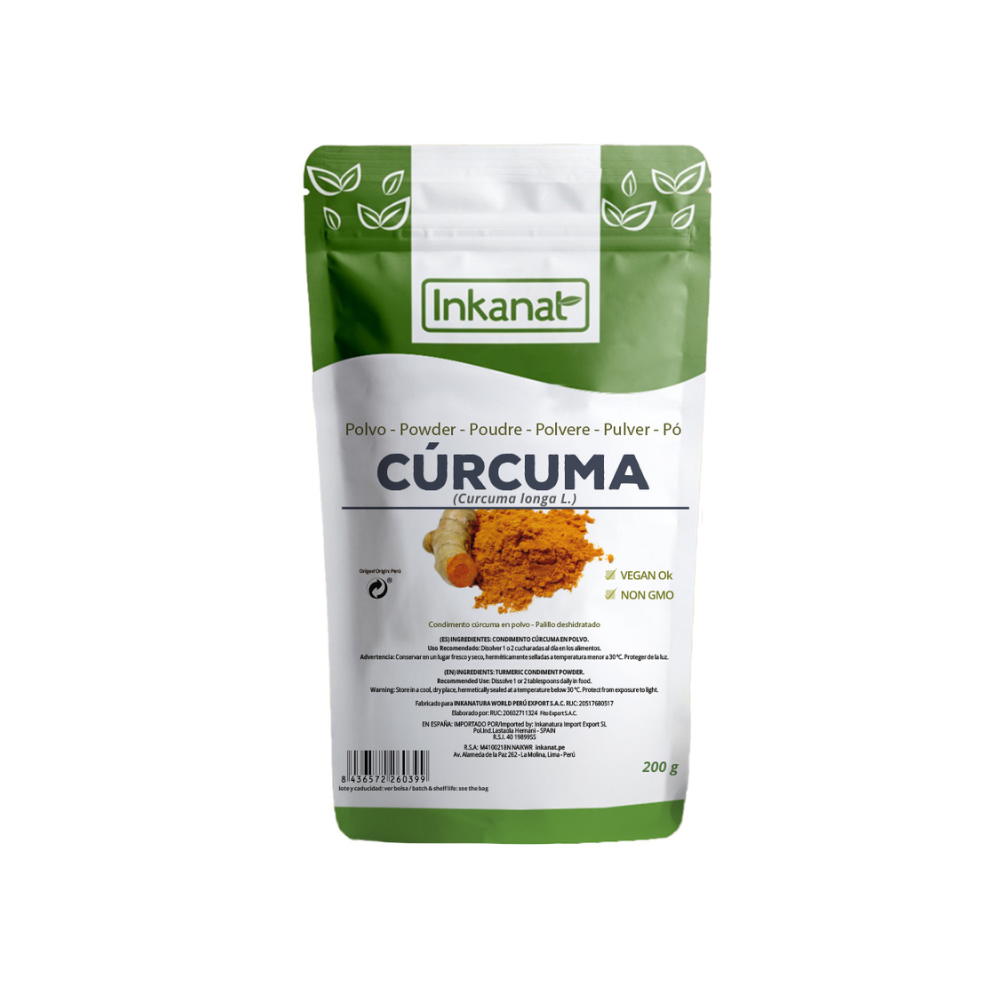 CURCUMA EN POLVO - INKANAT 200G