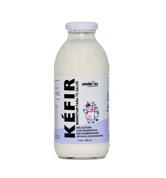 KEFIR DE LECHE NATURAL 500 ML - SIMBIOSE