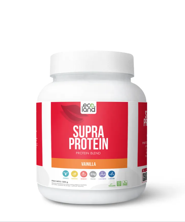 SUPRA PROTEIN 1200GR SABOR VAINILLA -ECOLAND