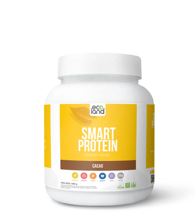 SMART PROTEIN 1000GR SABOR CACAO -ECOLAND