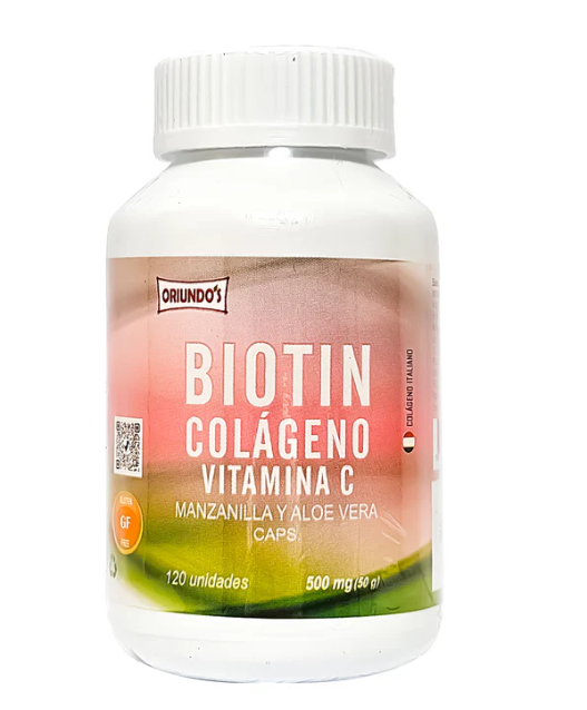 BIOTIN COLAGENO 120CAP ORIUNDOS