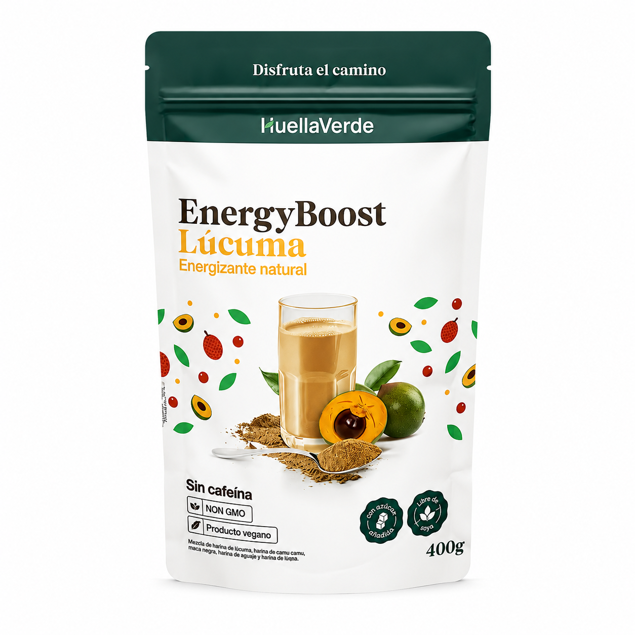 ENERGY BOOST LUCUMA - HUELLA VERDE 400G