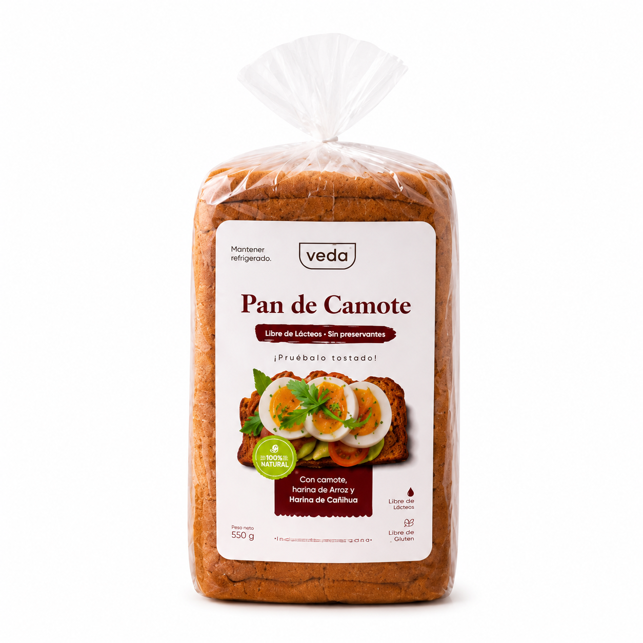 PAN DE CAMOTE 550GR- VEDA