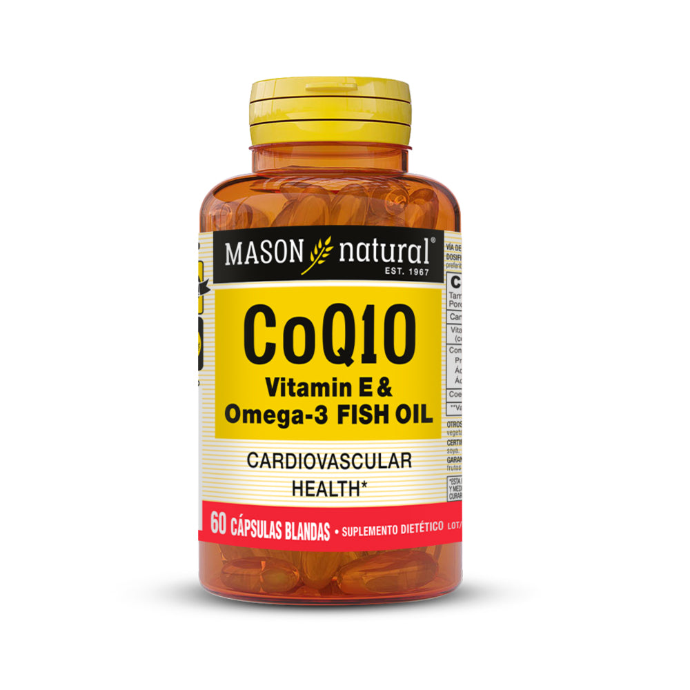 Coq10 (VITAMINA E Y OMEGA 3 FISH OIL) MASON NATURAL