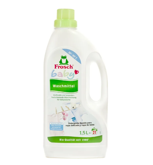 DETERGENTE LÍQUIDO PARA ROPA DE BEBÉS 1.5 L FROSCH