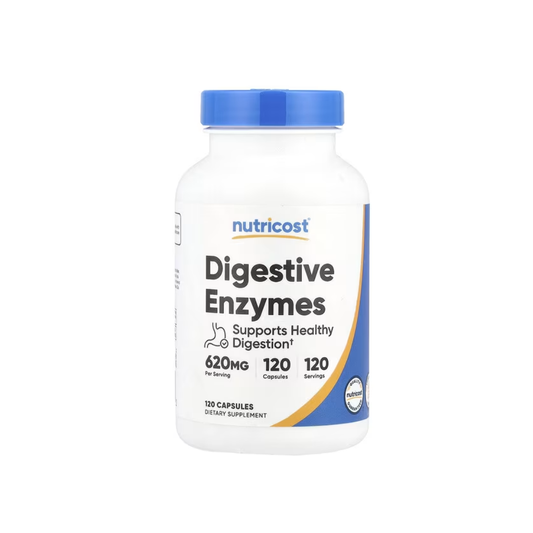DIGESTIVE ENZYME COMPLEX CAPSULES (620 MG) (120 CAPSULES) NUTRICOST