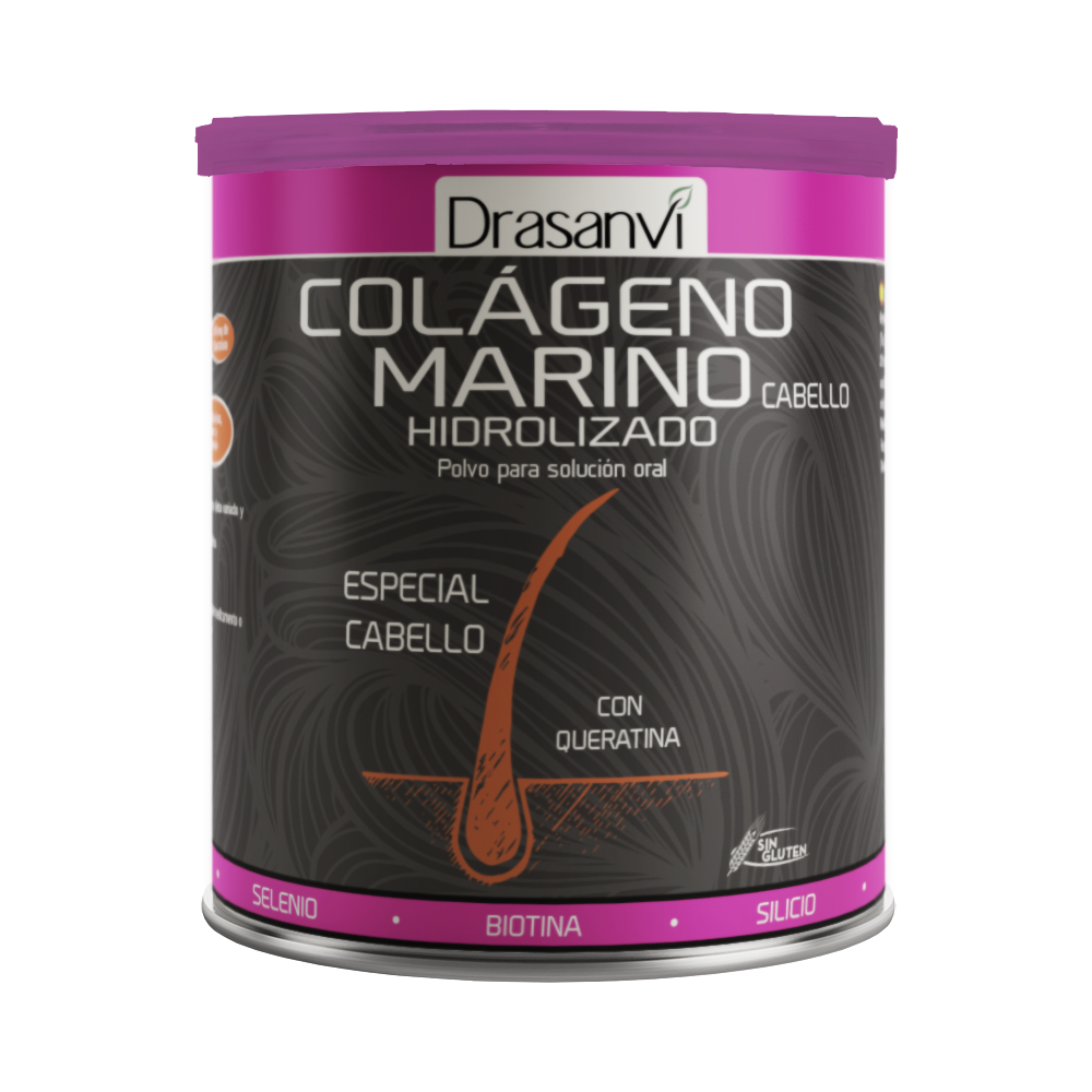 COLÁGENO MARINO HIDROLIZADO ESPECIAL CABELLO 350 GR DRASANVI