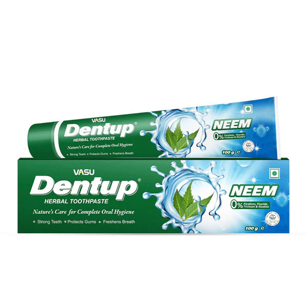 PASTA DENTAL SIN FLUOR CON NEEM DENTUP - VASU