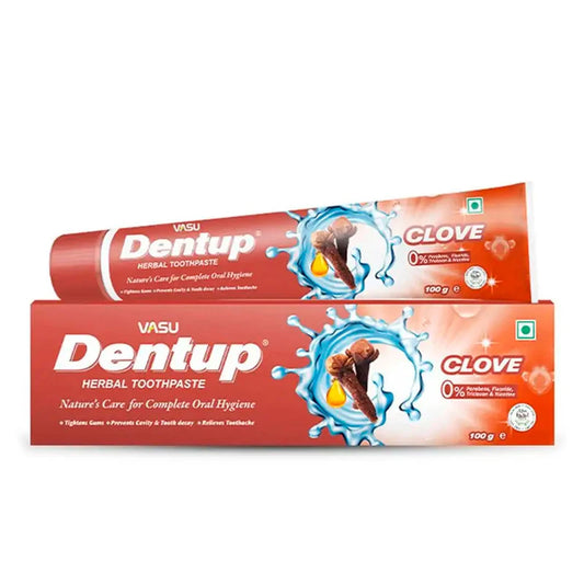 PASTA DENTAL SIN FLUOR CON CLAVO DE OLOR DENTUP - VASU