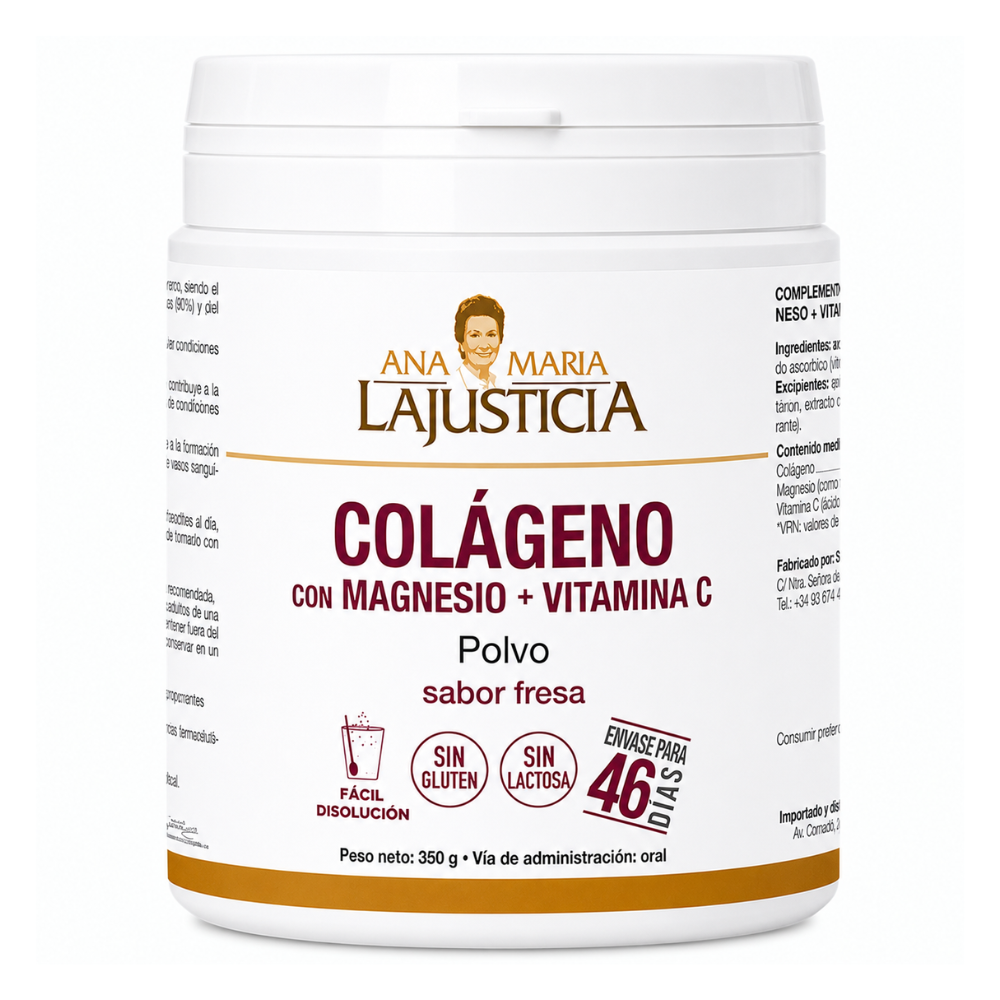 COLAGENO CON MAGNESIO Y VITAMINA C  350GR (POLVO) ANA MARIA LAJUSTICIA