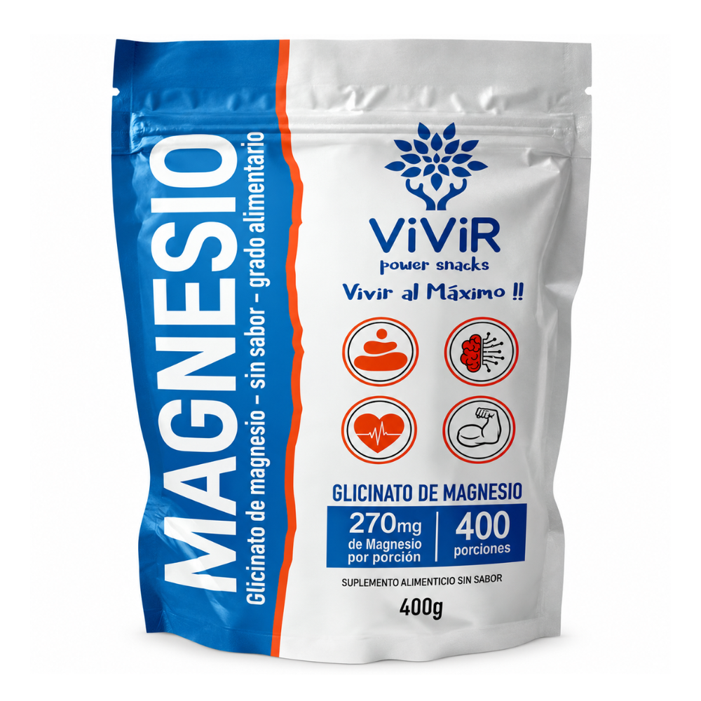 GLICINATO DE MAGNESIO EN POLVO 400 GR - VIVIR