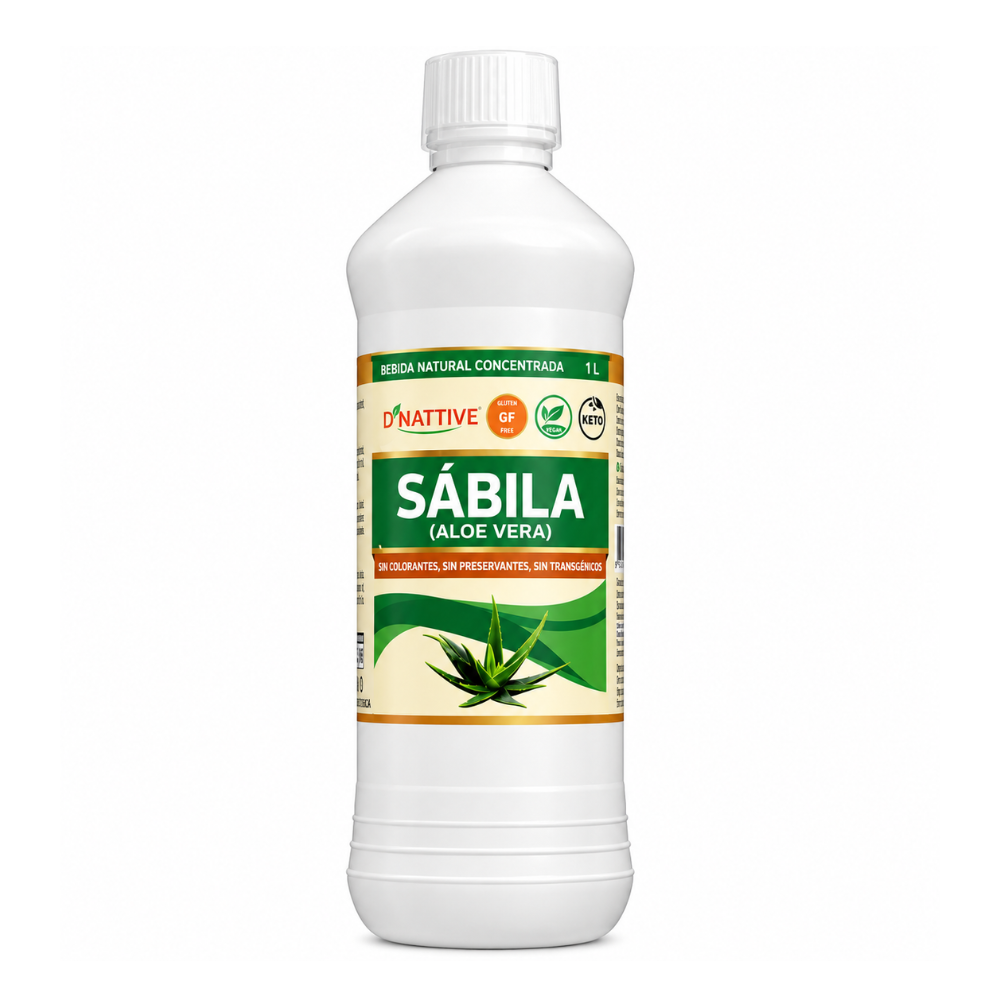 EXTRACTO DE SABILA (ALOE VERA)  600 ML - D´NATIVE