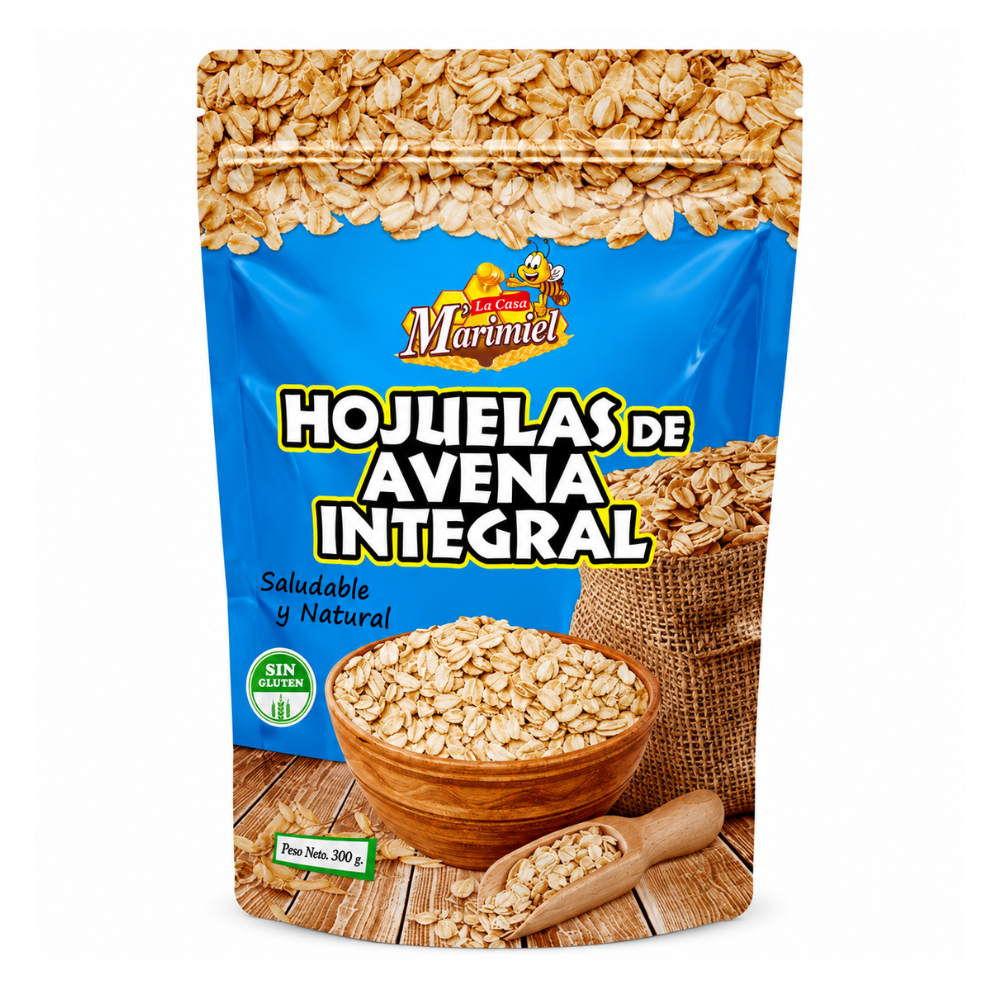 HOJUELAS DE AVENA INTEGRAL 300 GR - MARIMIEL