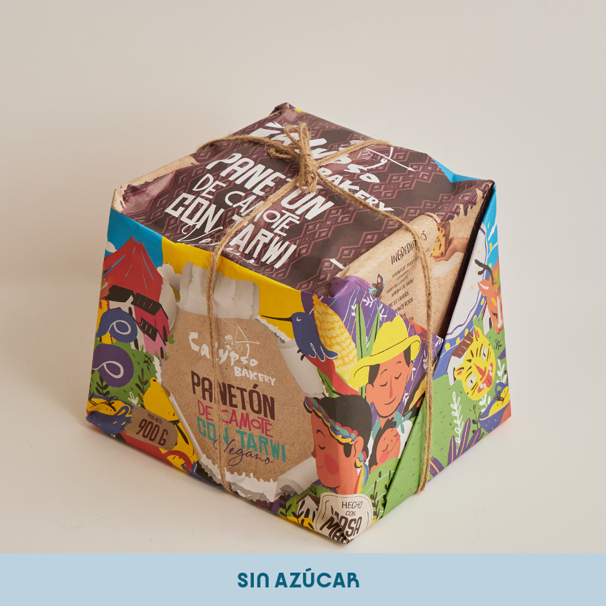 PANETON DE CAMOTE CON TARWI 900G CALYPSO